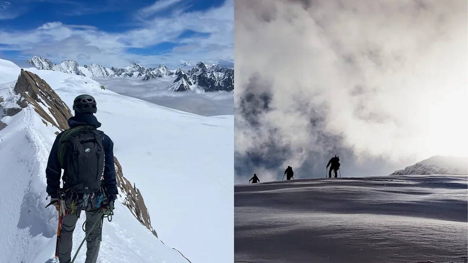 Mark buiten op expeditie