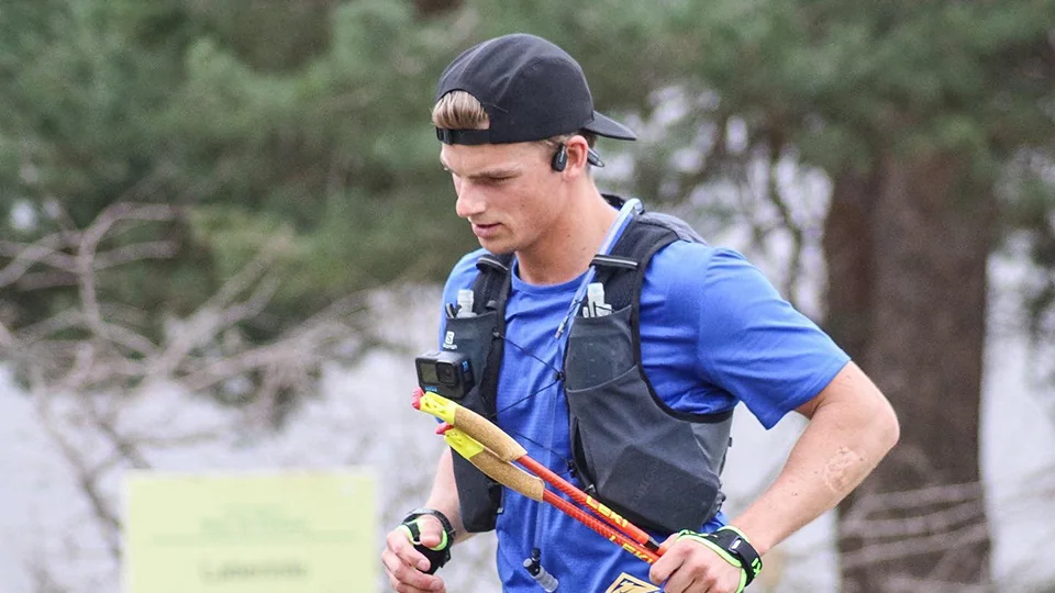 Colin tijdens de Ultramarathon